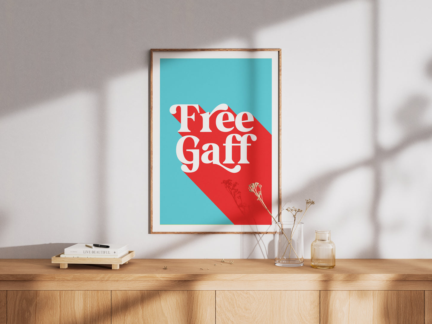 Free Gaff (blue/red) - Wall Art